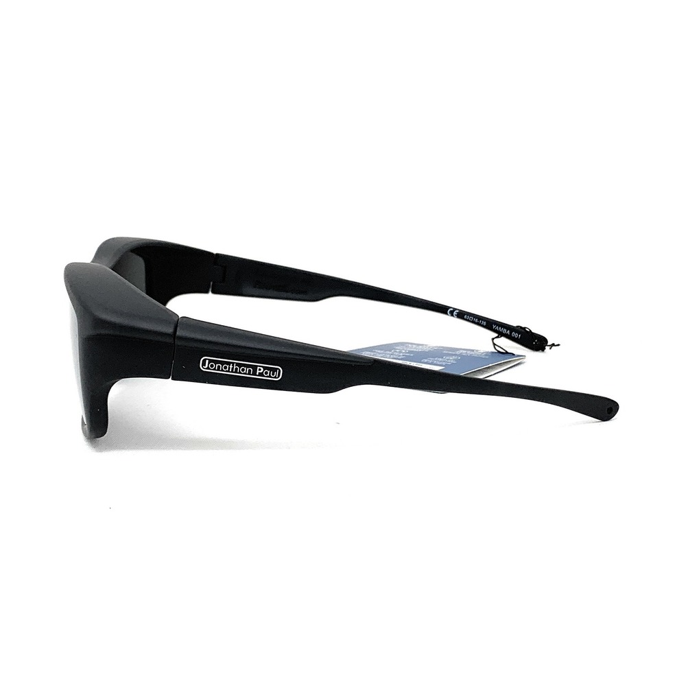 JONATHAN PAUL Polarized Sunglasses Fitovers Yamba Black Grey YM001 Extra Large - Picture 3 of 5